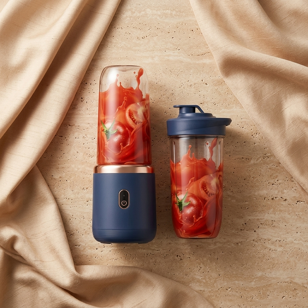 Rechargeable Blue Juicer Blender for Home & Travel