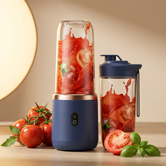 Rechargeable Blue Juicer Blender for Home & Travel