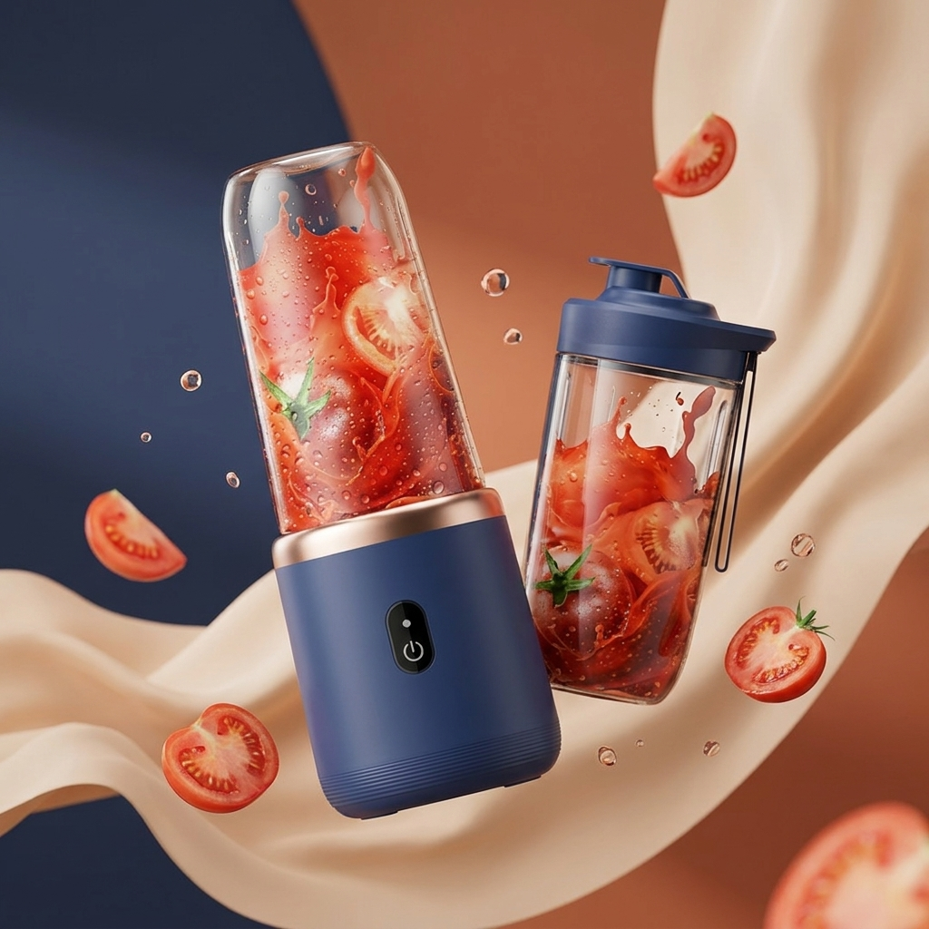 Rechargeable Blue Juicer Blender for Home & Travel